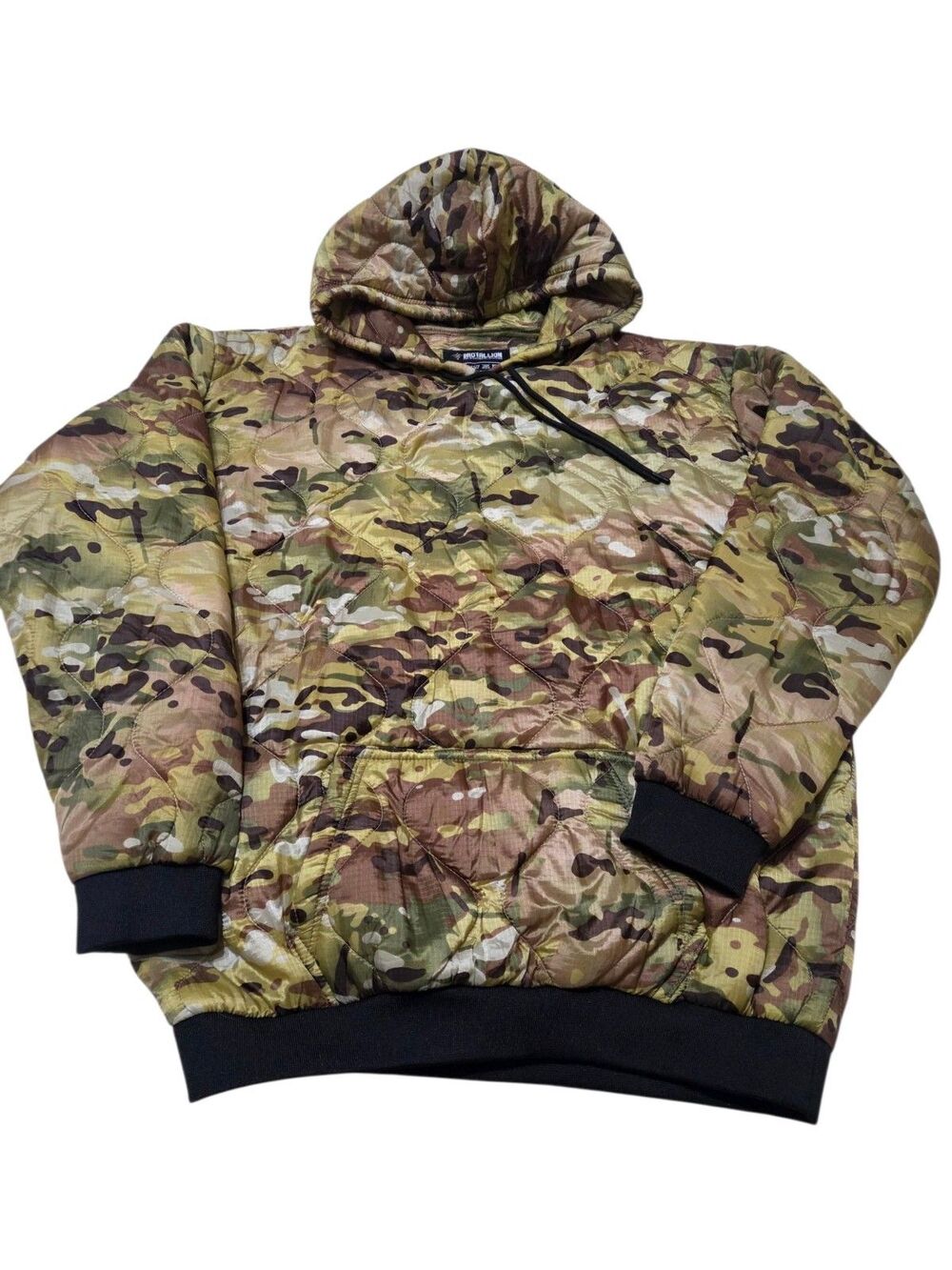 Brotallion Military Woobie Hoodie Ripstop Multicam Field Gear Men's Unisex XL K1
